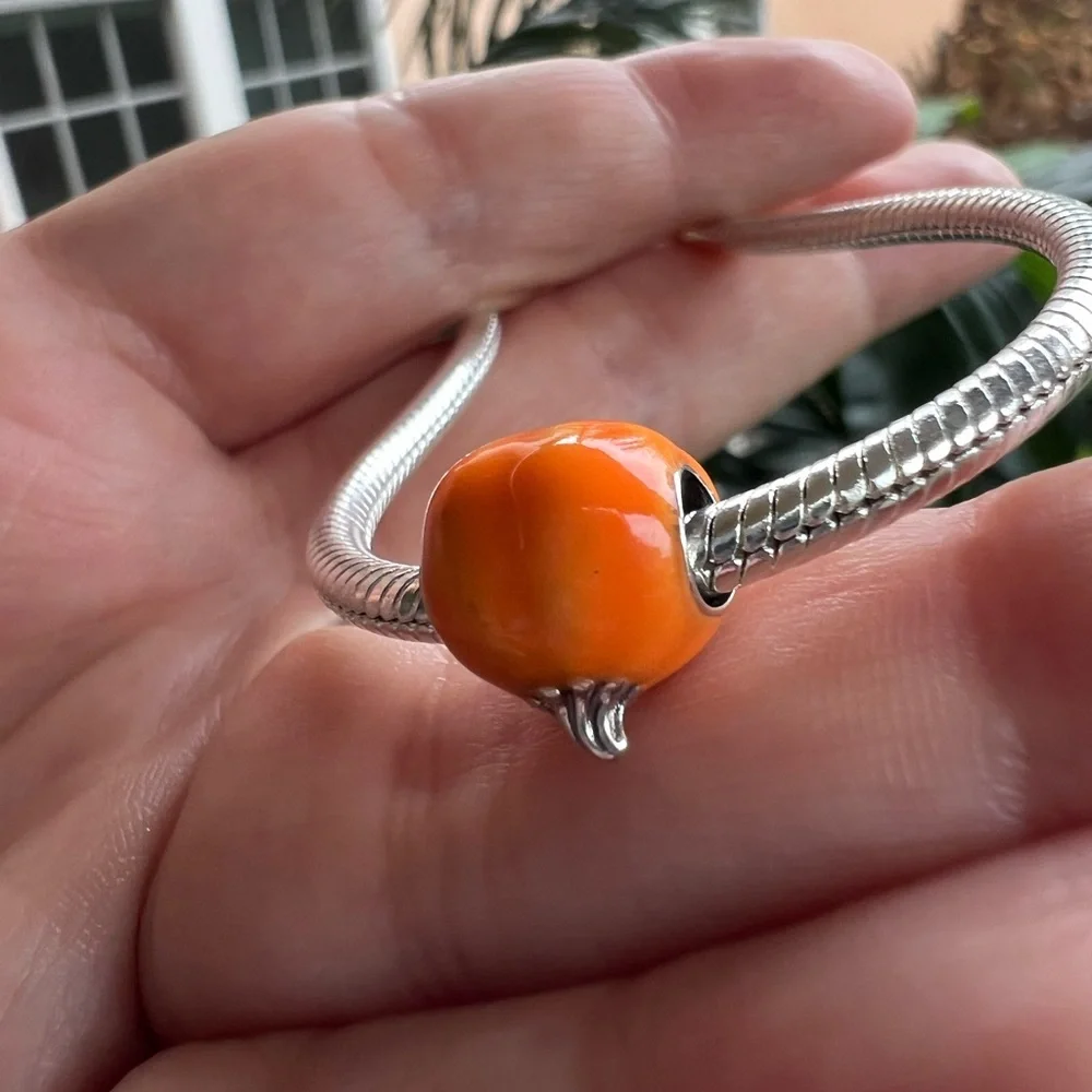 Glow in the Dark Pumpkin Charm